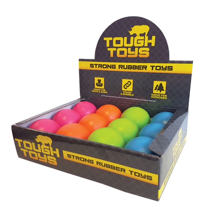 Happy Pet Tough Toys 2.75" Rubber Ball Assorted