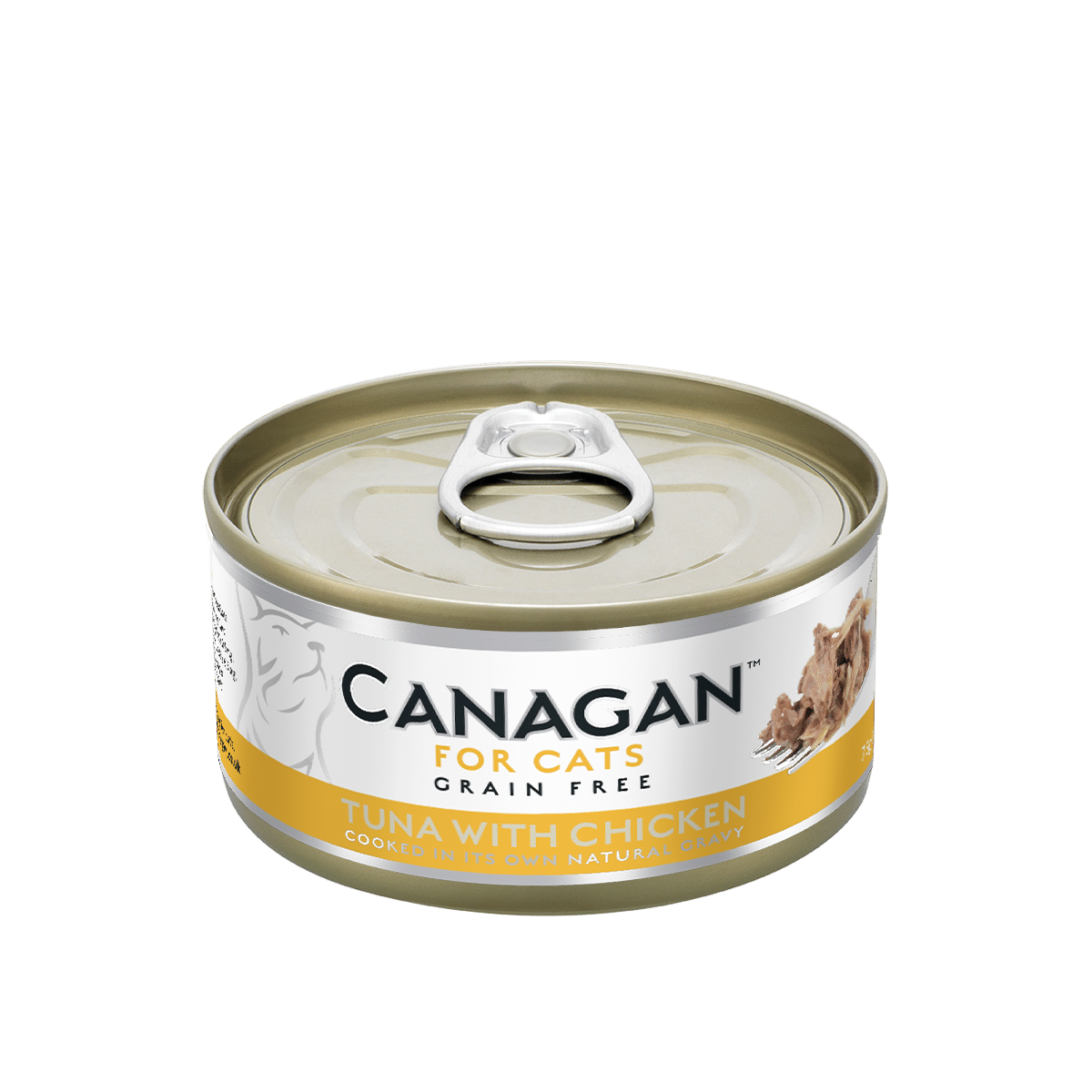 Canagan Wet Cat Food Tuna With Chicken Can 75g