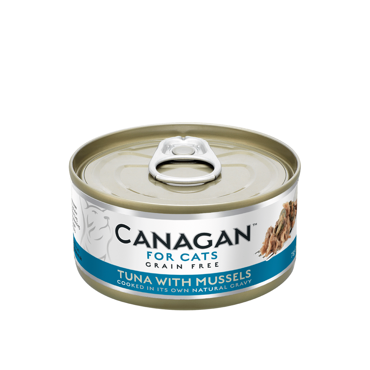 Canagan Wet Cat Food Tuna With Mussels Can 75g