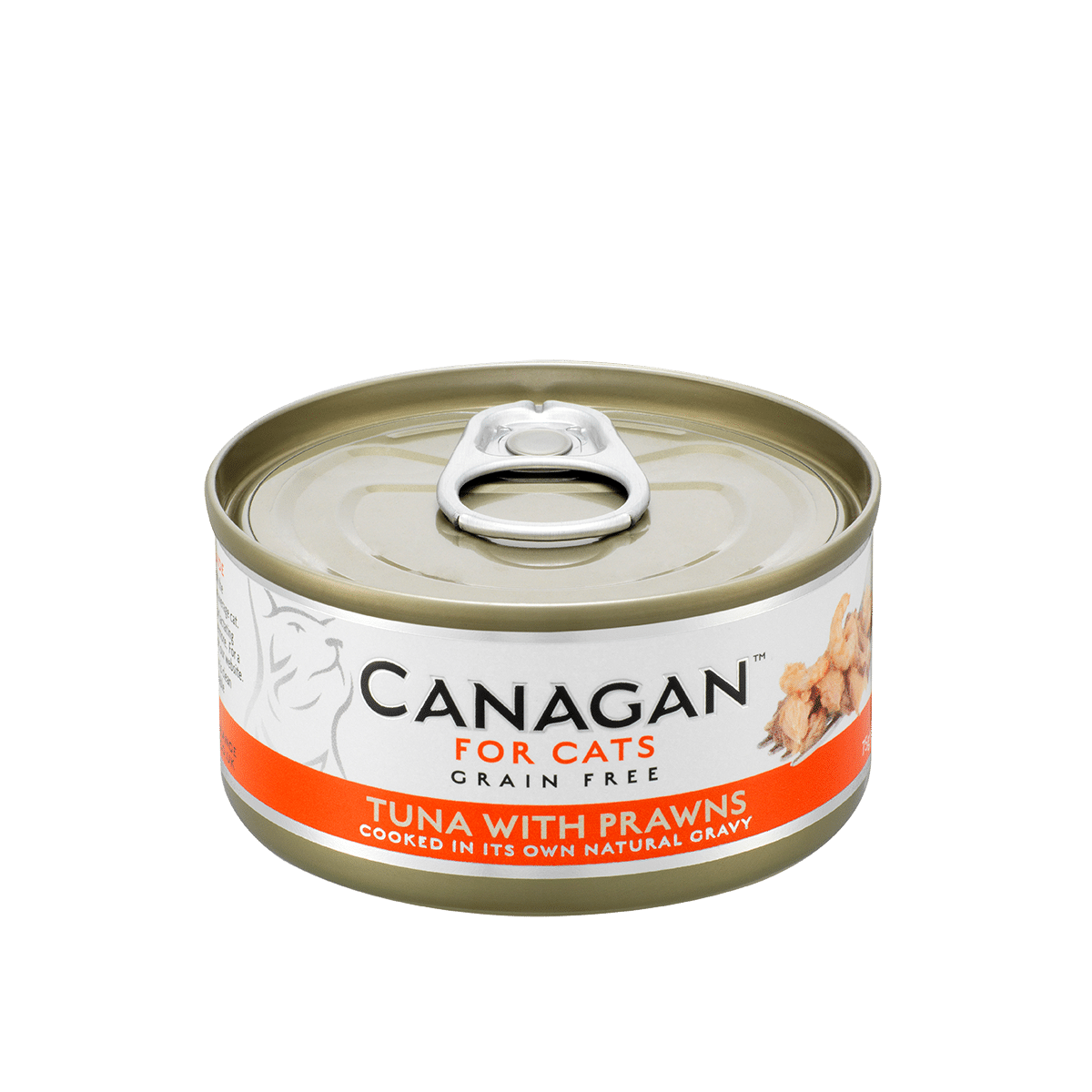 Canagan Wet Cat Food Tuna With Prawns Can 75g