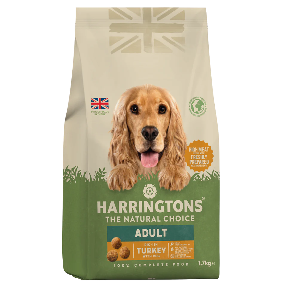 Harringtons Dry Dog Food Rich in Turkey and Vegetables