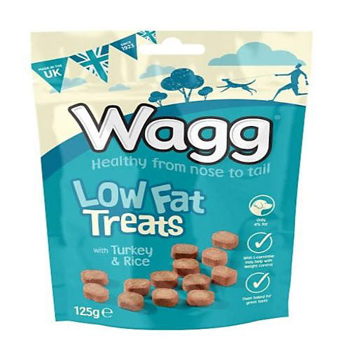 Wagg Low Fat Meaty Bites 125g