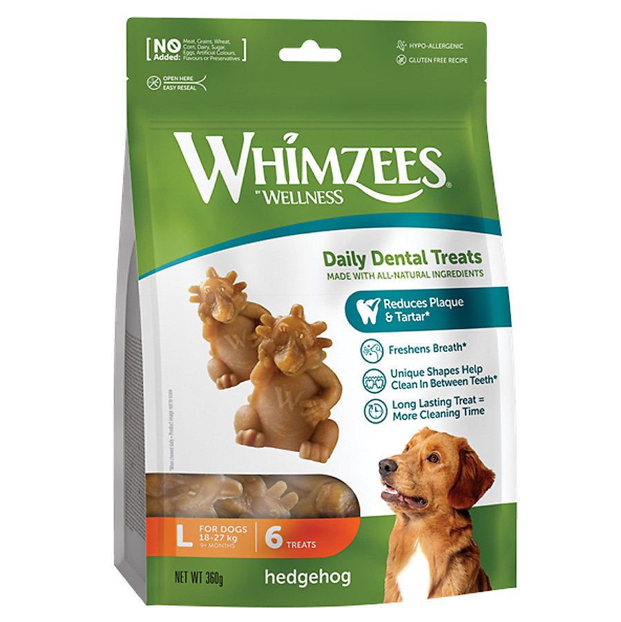 Whimzees Hedgehog Large 6pk