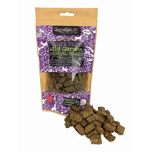Green & Wilds Dog Treat Wild Garden Herbal Bakes 130g