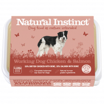 Natural Instinct Raw Dog Food Working Chicken & Salmon