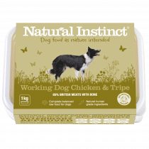 Natural Instinct Raw Dog Food Working Chicken & Tripe