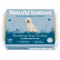 Natural Instinct Raw Dog Food Working Turkey