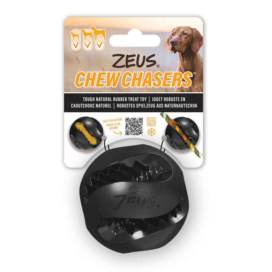 Zeus Chew Chasers Treat Ball 7.5CM
